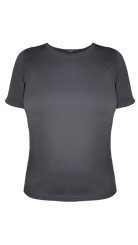 Dark gray breastfeeding friendly t-shirt